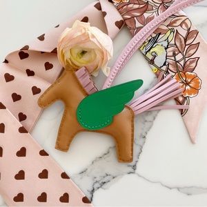 Handmade flying horse bag charm | Pegasus bag charm